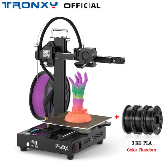 Tronxy FDM 3D Printer CRUX 1 Mini High Precision 3d Printers 3d Printer Kit 180*180*180mm Double Metal Guide Rail Direct Extrude