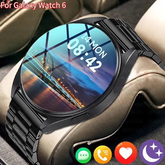 For Samsung Galaxy Watch 6 New Smart Watch Men 1.5inch Full Touch Screen IP67 Waterproof 300+Custom Dial Women Sports Smartwatch